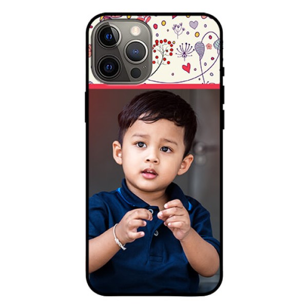 Iphone 12 Pro Max Custom Glass Mobile Case  - Premium Floral Design