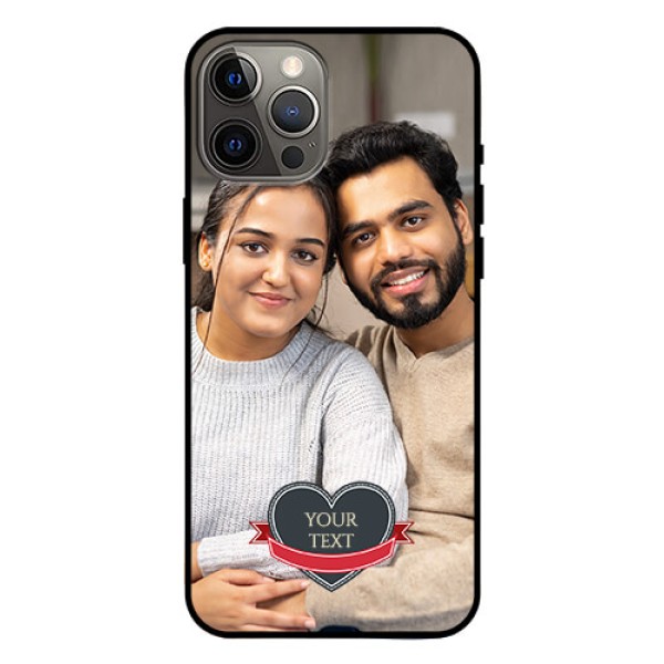 Iphone 12 Pro Max Custom Glass Phone Case - Just Married Couple Design Iphone 12 Pro Max Custom Glass Phone Case - Just Married Couple Design