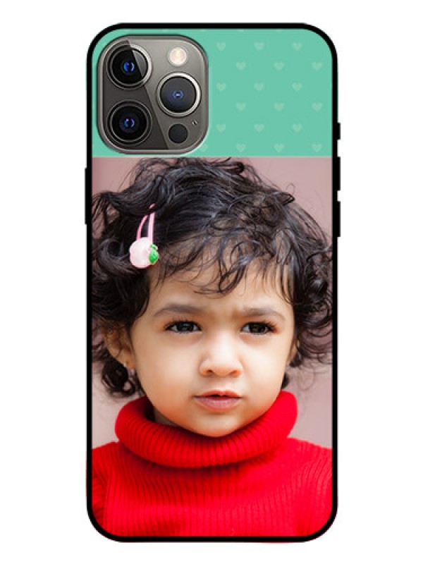 Custom Iphone 12 Pro Max Custom Glass Phone Case  - Lovers Picture Design