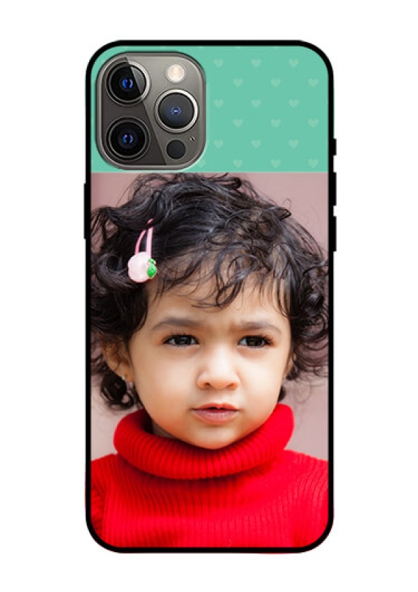 Iphone 12 Pro Max Custom Glass Phone Case  - Lovers Picture Design