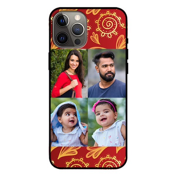 Iphone 12 Pro Max Photo Printing on Glass Case - 4 Image Traditional Design Iphone 12 Pro Max Photo Printing on Glass Case - 4 Image Traditional Design