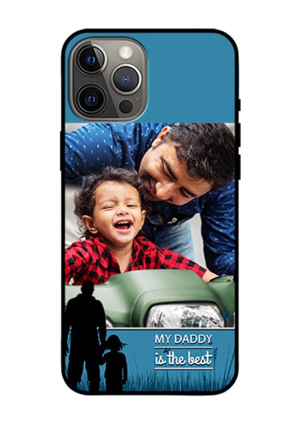 Iphone 12 Pro Max Custom Glass Mobile Case  - Best dad design 