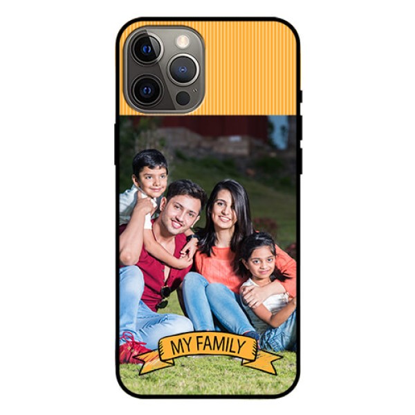 Iphone 12 Pro Max Custom Glass Phone Case  - My Family Design
