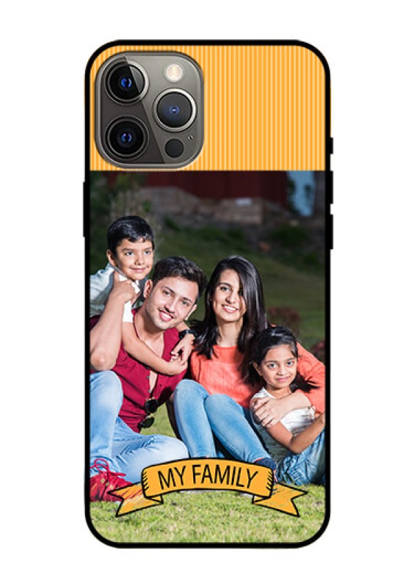 Iphone 12 Pro Max Custom Glass Phone Case  - My Family Design