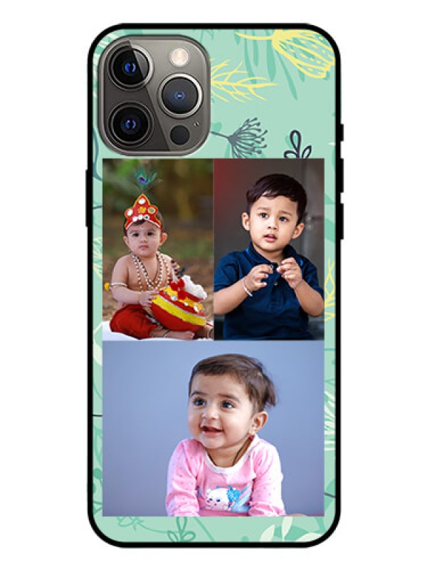 Custom Iphone 12 Pro Max Photo Printing on Glass Case  - Forever Family Design 