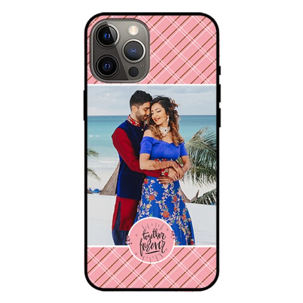 Iphone 12 Pro Max Personalized Glass Phone Case - Together Forever Design Iphone 12 Pro Max Personalized Glass Phone Case - Together Forever Design
