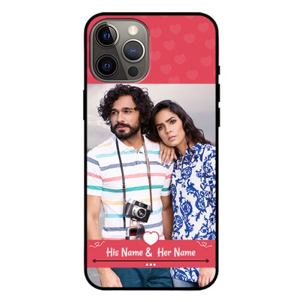 Iphone 12 Pro Max Photo Printing on Glass Case - Simple Love Design Iphone 12 Pro Max Photo Printing on Glass Case - Simple Love Design