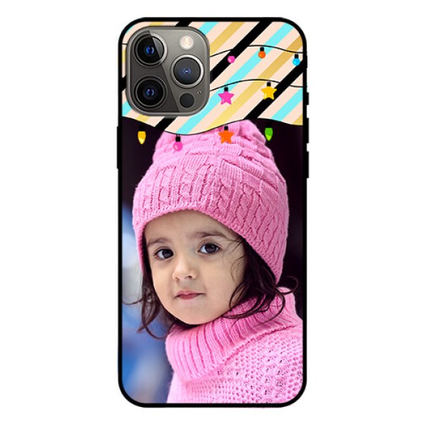 Iphone 12 Pro Max Custom Glass Mobile Case - Lights Hanging Design Iphone 12 Pro Max Custom Glass Mobile Case - Lights Hanging Design