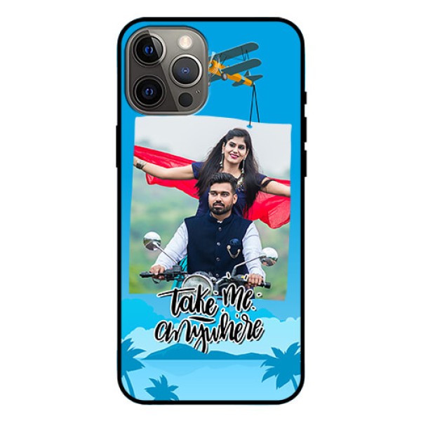 Iphone 12 Pro Max Custom Glass Mobile Case  - Traveller Design 