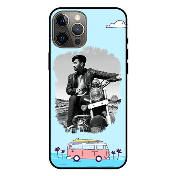 Iphone 12 Pro Max Photo Printing on Glass Case  - Travel & Adventure Design
