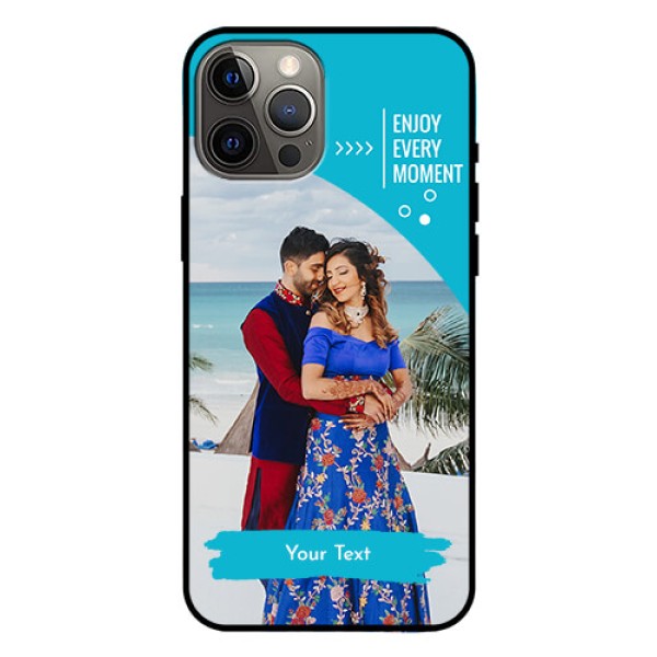 Iphone 12 Pro Max Custom Glass Mobile Case  - Happy Moment Design