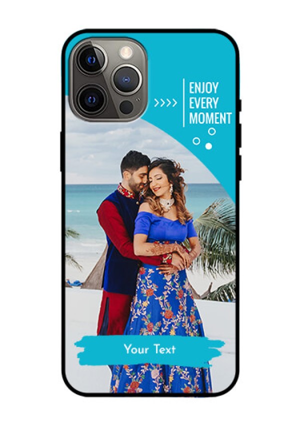 Iphone 12 Pro Max Custom Glass Mobile Case  - Happy Moment Design