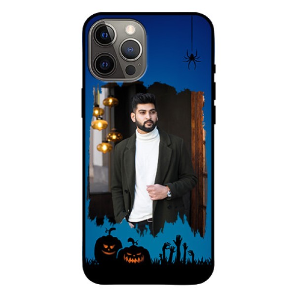 Iphone 12 Pro Max Photo Printing on Glass Case - with pro Halloween design Iphone 12 Pro Max Photo Printing on Glass Case - with pro Halloween design