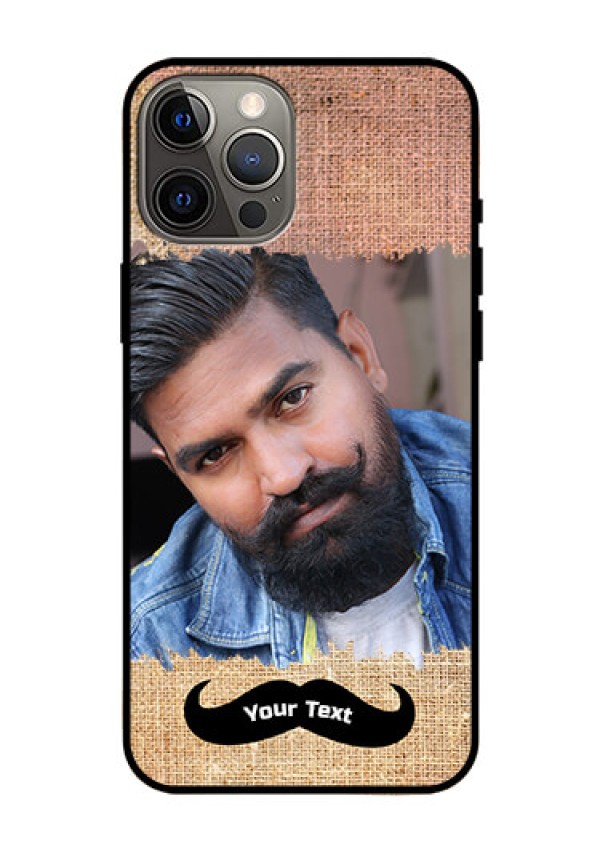 Iphone 12 Pro Max Personalized Glass Phone Case  - with Texture Design
