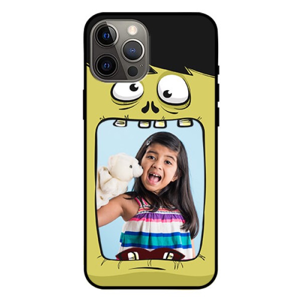 Iphone 12 Pro Max Personalized Glass Phone Case - Cartoon monster back case Design Iphone 12 Pro Max Personalized Glass Phone Case - Cartoon monster back case Design