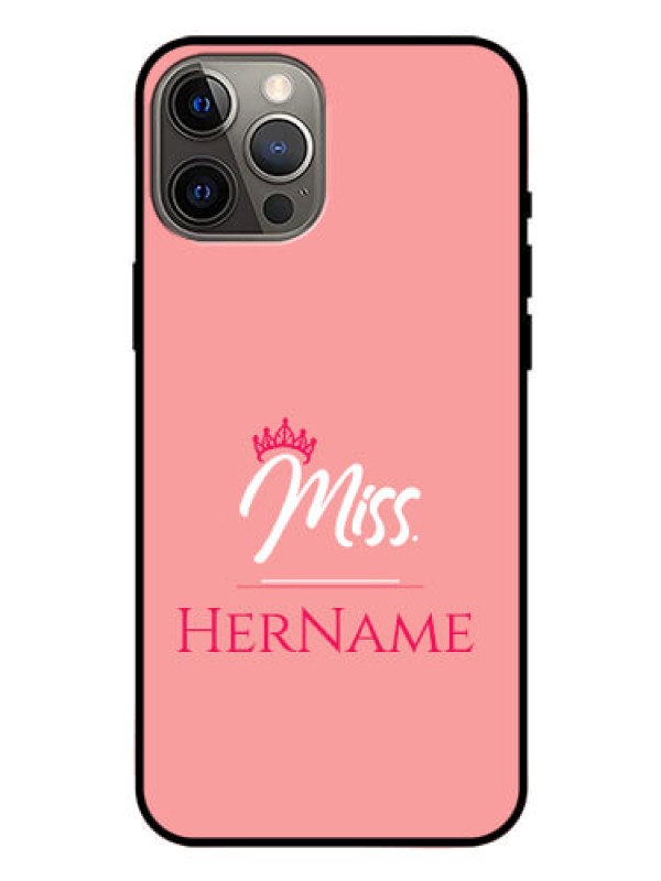 Custom Iphone 12 Pro Max Custom Glass Phone Case Mrs with Name