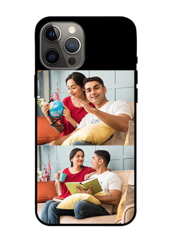 Iphone 12 Pro Max 2 Images on Glass Phone Cover