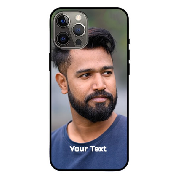 Iphone 12 Pro Max Glass Mobile Cover: Photo with Text Iphone 12 Pro Max Glass Mobile Cover: Photo with Text
