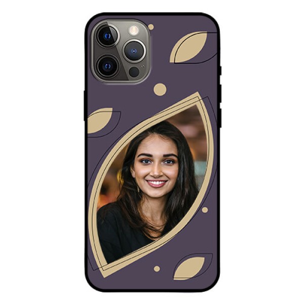 iPhone 12 Pro Max Custom Glass Mobile Case - Falling Leaf Design