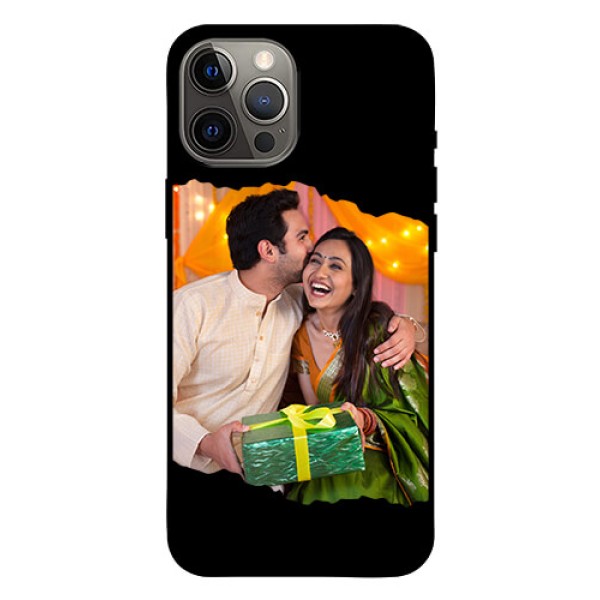 iPhone 12 Pro Max Custom Glass Phone Case - Tear-off Design