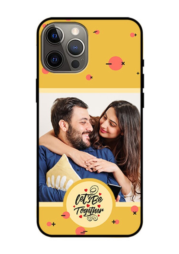 iPhone 12 Pro Max Photo Printing on Glass Case - Lets be Together Design