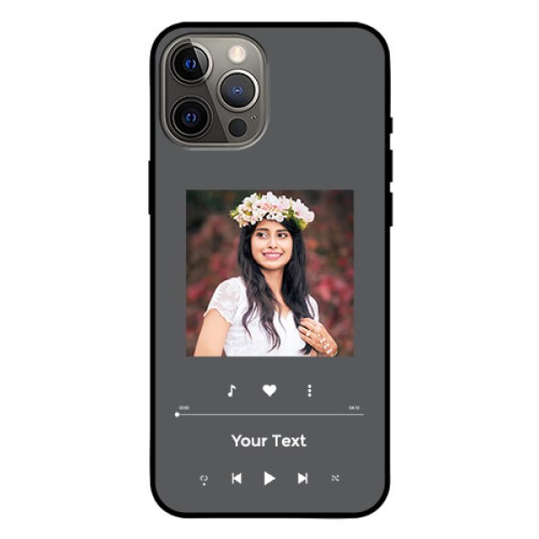 iPhone 12 Pro Max Custom Glass Mobile Case - Play The Music Design