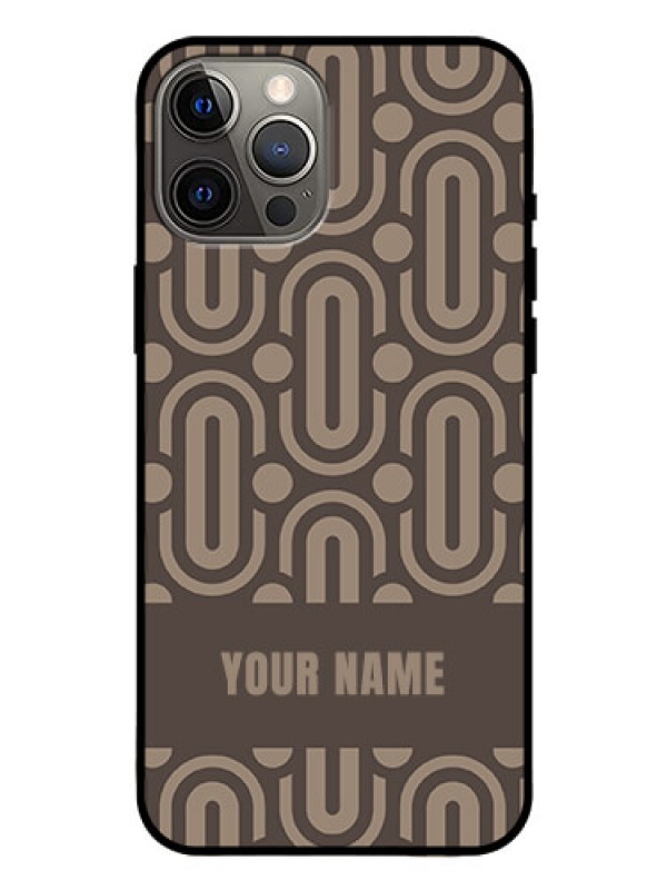 Custom iPhone 12 Pro Max Custom Glass Phone Case - Captivating Zero Pattern Design