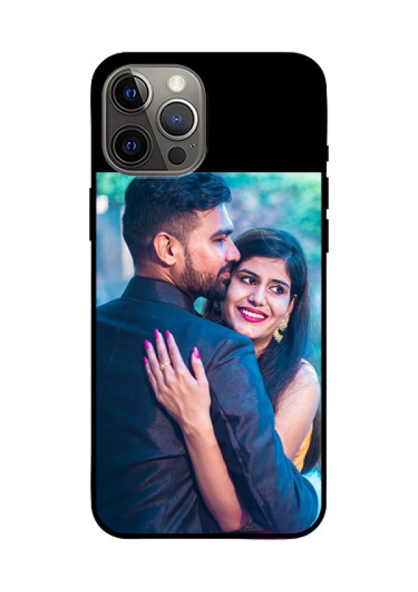 iPhone 12 Pro Max Custom Glass Phone Case - Upload Full Picture With Custom Color Design