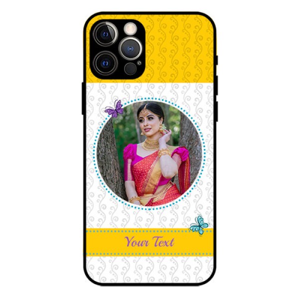 Iphone 12 Pro Custom Glass Mobile Case  - Girls Premium Case Design