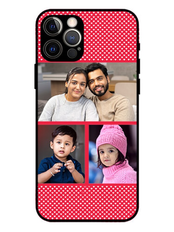 Custom Iphone 12 Pro Personalized Glass Phone Case  - Bulk Pic Upload Design