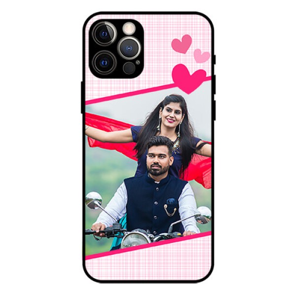 Iphone 12 Pro Custom Glass Phone Case - Love Shape Heart Design Iphone 12 Pro Custom Glass Phone Case - Love Shape Heart Design