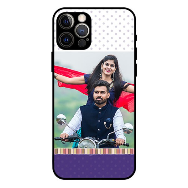 Iphone 12 Pro Photo Printing on Glass Case  - Cute Family Design