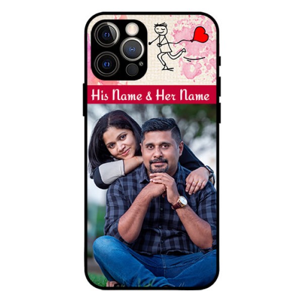 Iphone 12 Pro Photo Printing on Glass Case  - You and Me Case Design