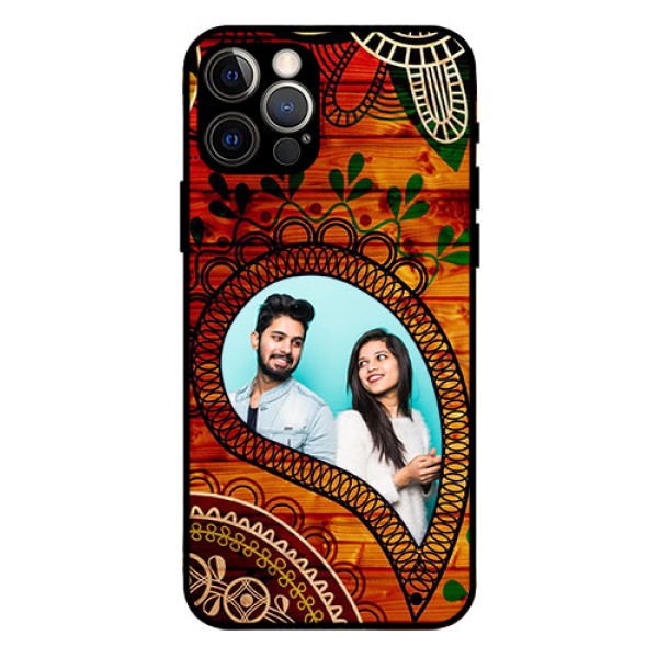 Iphone 12 Pro Personalized Glass Phone Case  - Abstract Colorful Design