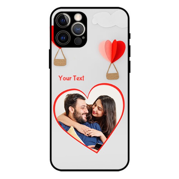 Iphone 12 Pro Custom Glass Mobile Case  - Parachute Love Design