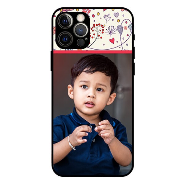 Iphone 12 Pro Custom Glass Mobile Case  - Premium Floral Design