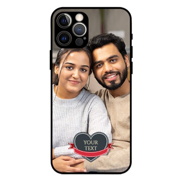 Iphone 12 Pro Custom Glass Phone Case - Just Married Couple Design Iphone 12 Pro Custom Glass Phone Case - Just Married Couple Design