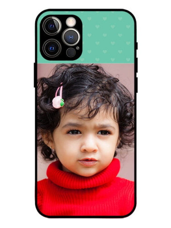 Custom Iphone 12 Pro Custom Glass Phone Case  - Lovers Picture Design