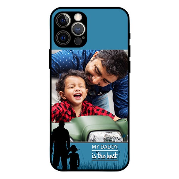 Iphone 12 Pro Custom Glass Mobile Case - Best dad design Iphone 12 Pro Custom Glass Mobile Case - Best dad design