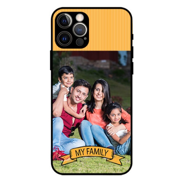 Iphone 12 Pro Custom Glass Phone Case  - My Family Design