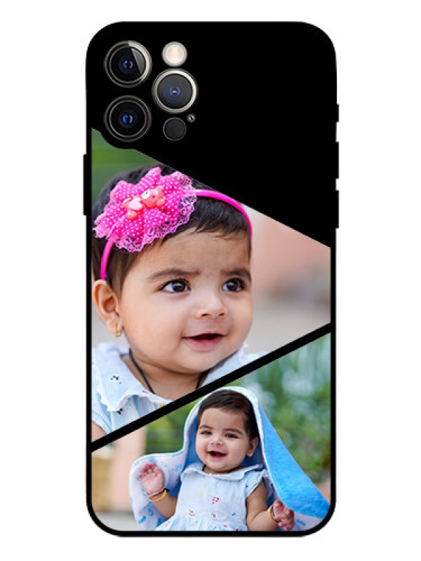 Custom Iphone 12 Pro Custom Glass Phone Case  - Semi Cut Design