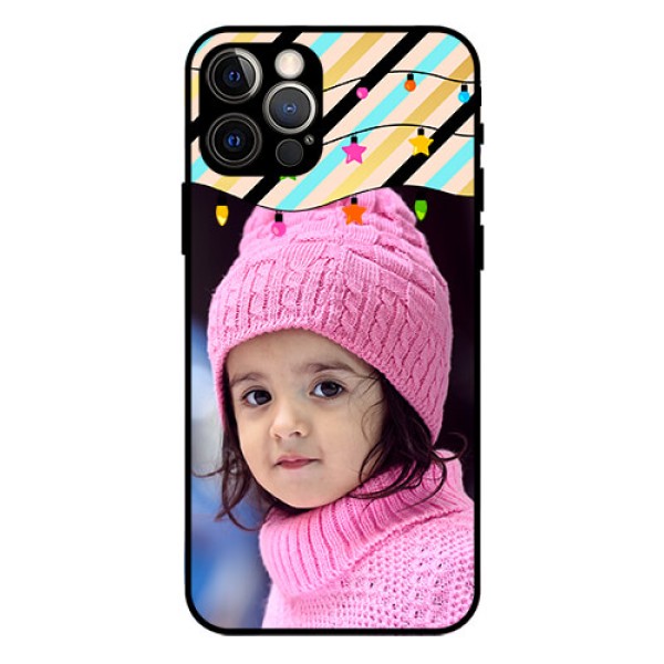 Iphone 12 Pro Custom Glass Mobile Case - Lights Hanging Design Iphone 12 Pro Custom Glass Mobile Case - Lights Hanging Design