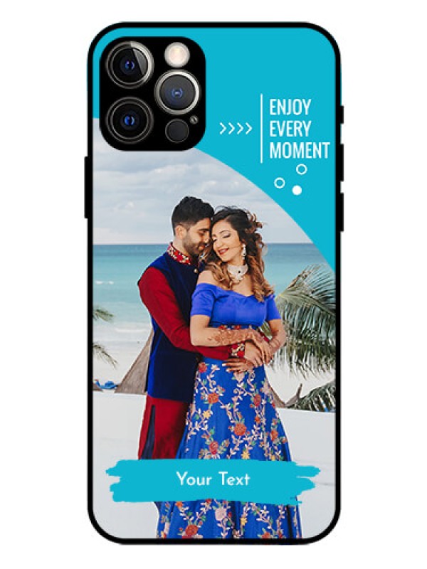 Custom Iphone 12 Pro Custom Glass Mobile Case  - Happy Moment Design
