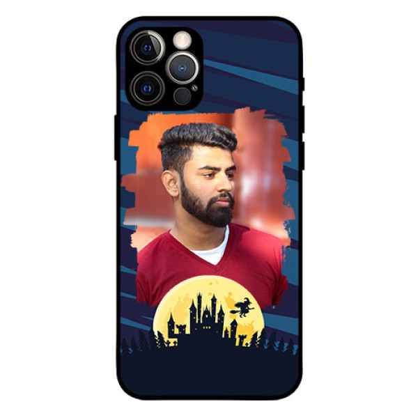 Iphone 12 Pro Photo Printing on Glass Case  - Halloween Witch Design 