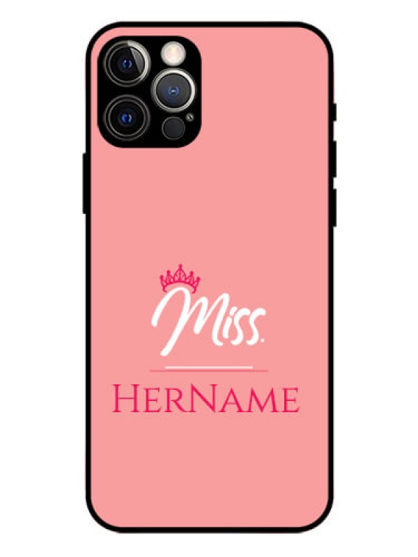 Custom Iphone 12 Pro Custom Glass Phone Case Mrs with Name
