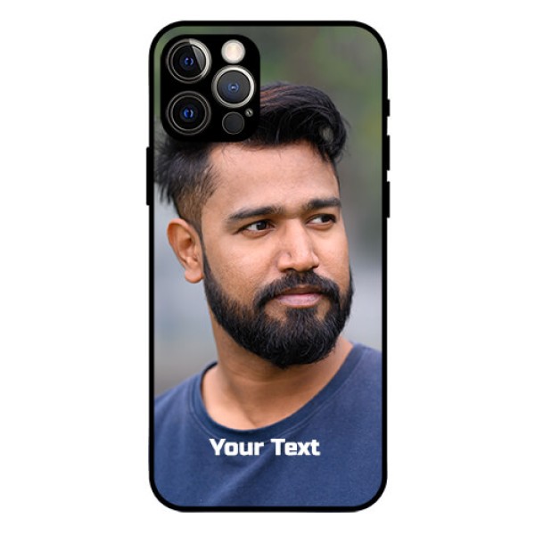 Iphone 12 Pro Glass Mobile Cover: Photo with Text Iphone 12 Pro Glass Mobile Cover: Photo with Text