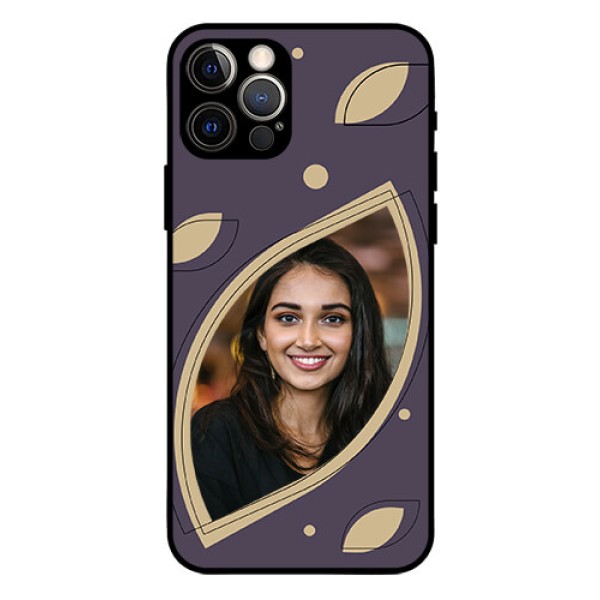iPhone 12 Pro Custom Glass Mobile Case - Falling Leaf Design