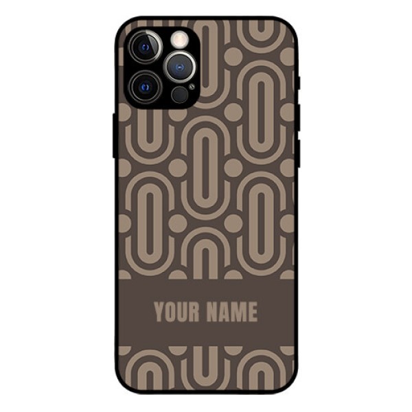 iPhone 12 Pro Custom Glass Phone Case - Captivating Zero Pattern Design iPhone 12 Pro Custom Glass Phone Case - Captivating Zero Pattern Design