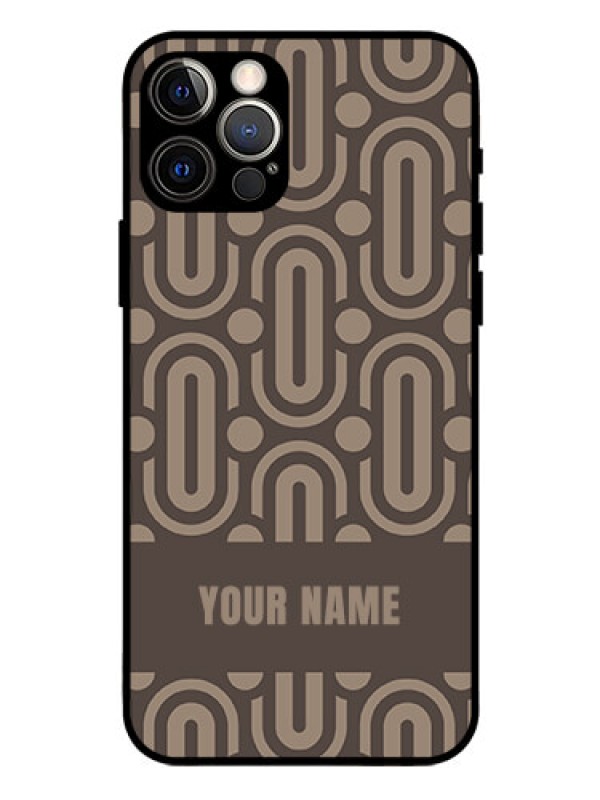 Custom iPhone 12 Pro Custom Glass Phone Case - Captivating Zero Pattern Design