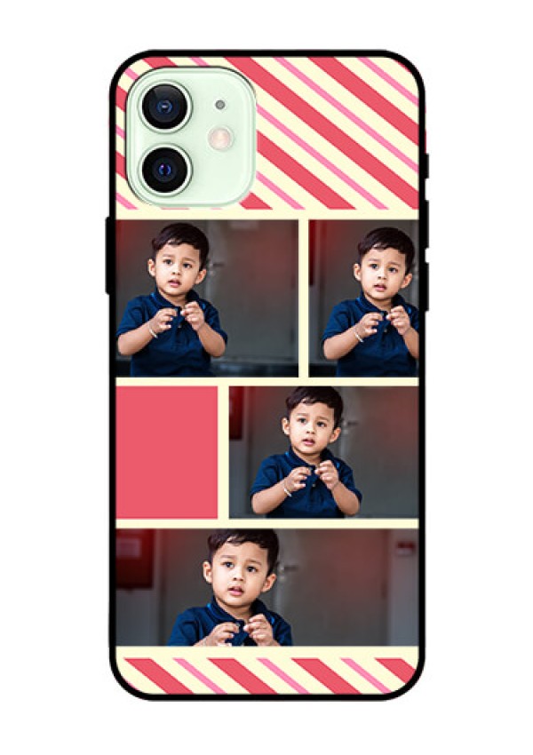 Iphone 12 Personalized Glass Phone Case  - Picture Upload Mobile Case Design